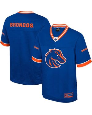 Colosseum Athletics Boise State Broncos Nothing But The Hits Football Jersey - Blue