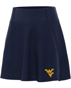 Antigua West Virginia Mountaineers Chip Skort - Blue
