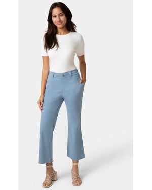 Hue Ultra Stretch Chino Kick Flare Sleepwear Pant - Blue