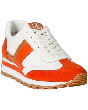 Ralph Lauren Dani Lace-up Sneakers - Red