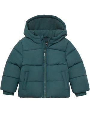 Rokka&Rolla Toddler Boys Fleece Lined Cloud Hooded Jacket - Green