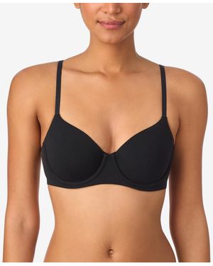 DKNY Cotton Unlined Bra - Black
