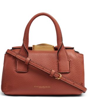 Donna Karan Amagansett Mini Satchel Bag - Red