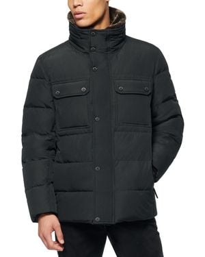 Marc New York Godwin Quilted Trucker Jacket - Gray