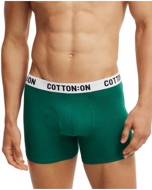 Cotton On Regular Fit Trunks - Green
