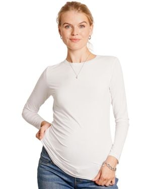 Nom Maternity Maternity Liv Long Sleeve Tee - Black