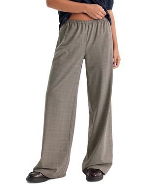 GOOD AMERICAN Straight-leg Pull-on Trouser - Gray
