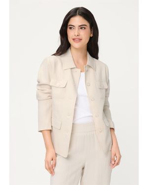 Olsen Twill Jacket - White