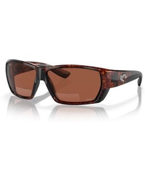 Costa Del Mar Tuna Alley Readers Polarized Reader - Brown