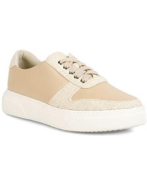 Rag & Co Kjaer Dual Tone Leather Sneakers - Natural