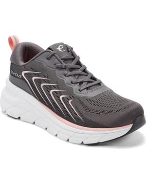 Easy Spirit X Denise Austin Maelie Emove Lace-up Sneakers - Gray