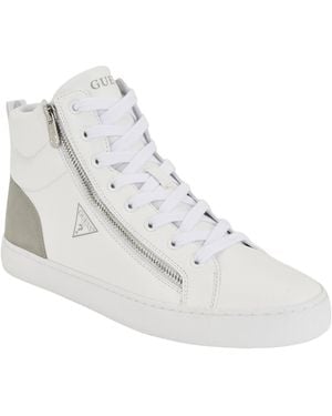 Guess Perilo High-top Sneakers - White
