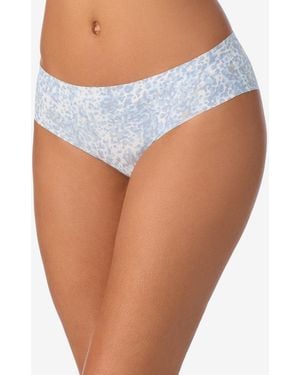 DKNY Litewear Cut Anywear Logo-printed Hipster Underwear Dk5028 - Blue