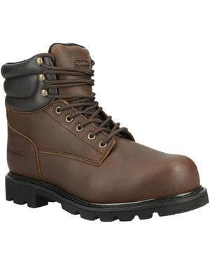 Refrigiwear Men S Classic Leather Composite Toe Work Boots - Brown