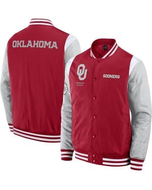 Fanatics Oklahoma Sooners Elementsâ Elite Full-snap Jacket - Red