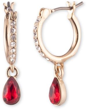 Givenchy Rhodium Montana Silver-tone huggie Drop Earrings - Multicolor