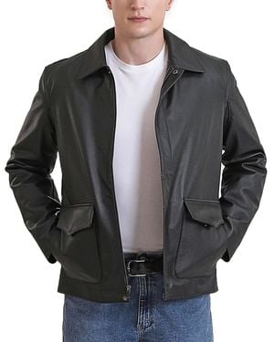 Landing Leathers Men Raider Indy-style Leather Legend Jacket - Black