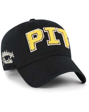 '47 Pittsburgh Pirates Zoey Clean Up Adjustable Hat - Black
