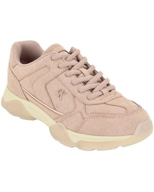Calvin Klein Renni Lace-up Sneakers - Natural