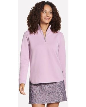 Skechers Sketchers Go Walk Ottoman 1/4 Zip - Purple