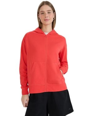 4F Zip-up Hoodie - Red
