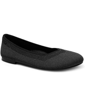 VIVAIA Tila Wide Toe Box Flats - Black