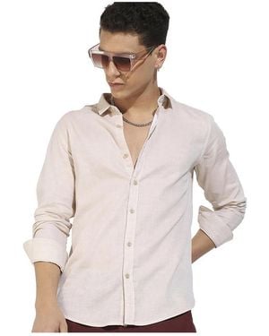 Campus Sutra Basic Oxford Shirt - White