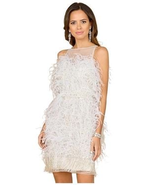 Lara Bridal Cocktail Dress - White