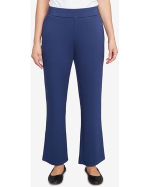 Ruby Rd. Petite Scuba Pull On Pants - Blue