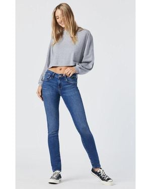 Mavi Alexa Mid Rise Skinny - Blue