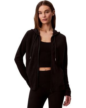 Calvin Klein Icon Sport Full Zip Lightweight Jacket - Black