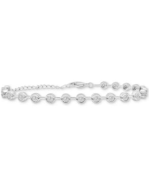 Wrapped in Love Diamond Bezel Tennis Bracelet (1/2 Ct. T.w. - White