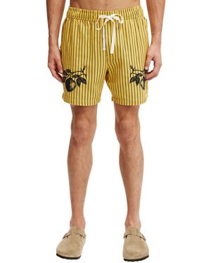Cotton On Relaxed Fit Easy Shorts - Yellow