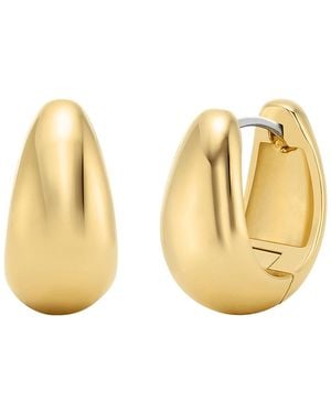 Michael Kors Tone Teardrop huggie Earrings - Metallic
