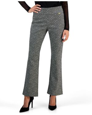 INC International Concepts Petite Pull-on Bootcut Pants - Gray