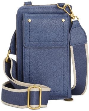 Style & Co. Phone Crossbody Wallet - Blue
