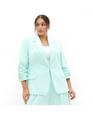 City Chic Abbie Blazer - Green