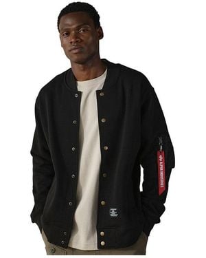 Alpha Industries Ma-1 Fleece Jacket - Black