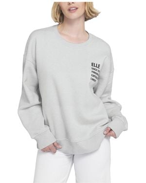 Elle Collection Graphic Sweatshirt - Gray