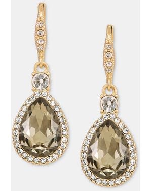 Givenchy Dynamic Crystal Stone Pear Drop Earrings - Metallic