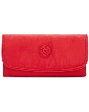 Kipling Moneyland Rfid Wallet - Red
