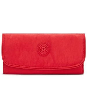 Kipling Moneyland Rfid Wallet - Red