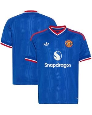 adidas Big Boys And Girls Manchester United 2026/27 Away Replica Jersey - Blue