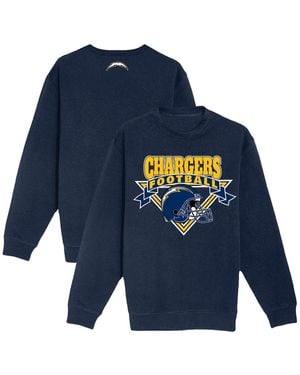 The Wild Collective And Los Angeles Chargers Fleece Pullover Sweatshirt - Blue