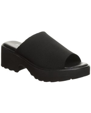 BEARPAW Blanche Platform Wedge Sandals - Black