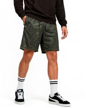 PUMA Reversible Drawcord Waistband Shorts - Black