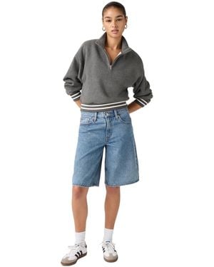 Levi's Mid Rise baggy Shorts - Blue