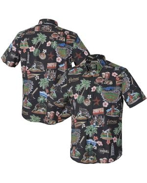 Reyn Spooner Â Houston Astros Scenic Tri-blend Button-down Shirt - Black