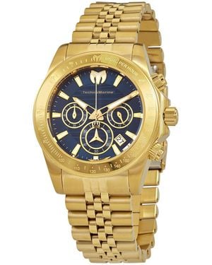 TechnoMarine Tm-219024 Manta Quartz Chronograph Dial Watch - Metallic