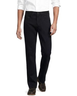 Lands' End Travel Kit Comfort Waist Classic Straight Fit 5 Pocket Pant - Black